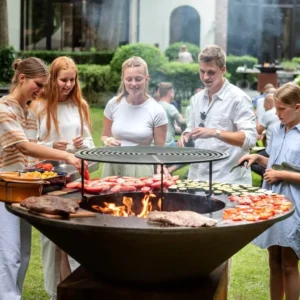 koken op de Ofyr met vrienden en familie