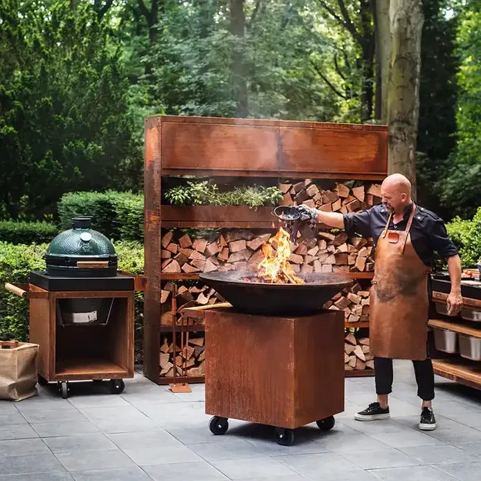 ontdek de magie van koken met OFYR unieke buitenkookoplossing