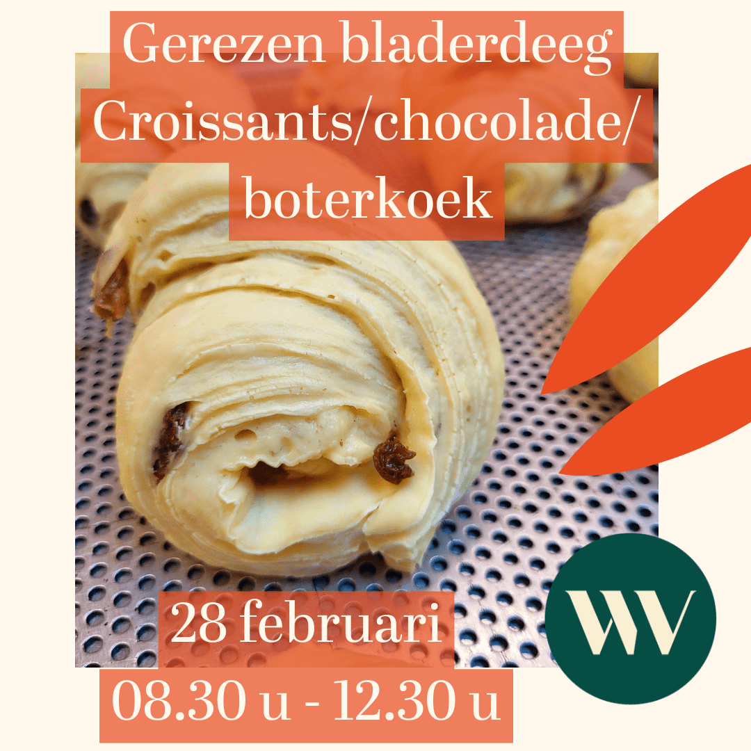 workshops-bakken-pagina-1(22)_optimized Gerezen bladerdeeg: croissants/chocoladekoek/boterkoek - Afbeelding 1